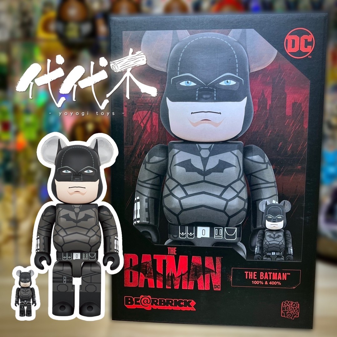 日版現貨MEDICOM BE@RBRICK THE BATMAN 100% & 400