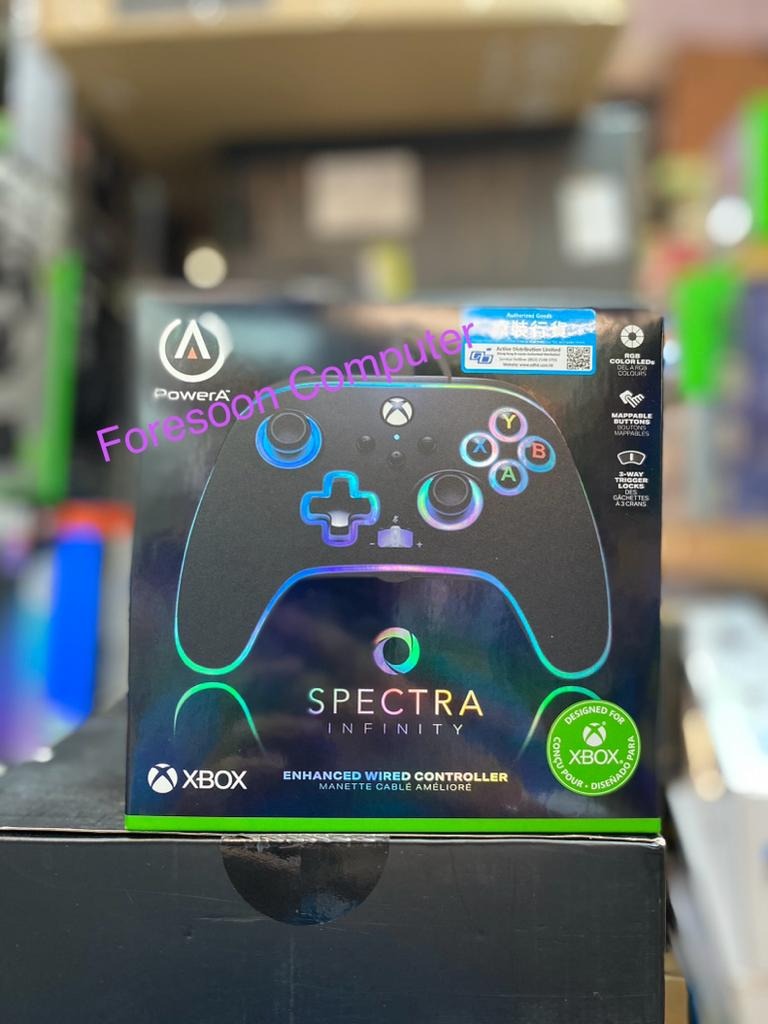 🔥 ⭕ RGB增強型有線控制器💖 🌟 Power A Xbox Spectra Infinity 控制器 ⭐ 🌟, 電子遊戲, 遊戲機配件 ...