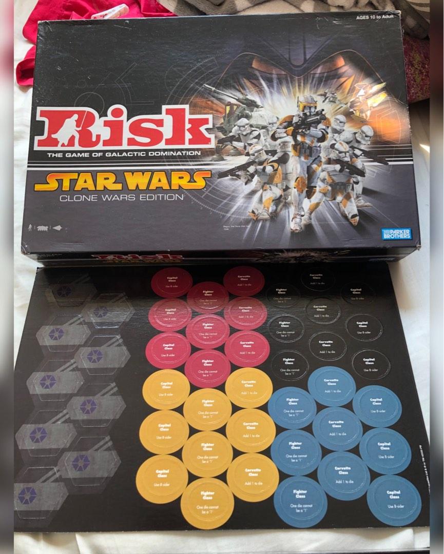 [100% new 全新正版] 星球大戰戰國風雲 Risk- Star Wars Clone Wars Edition, 興趣及遊戲, 玩具 ...