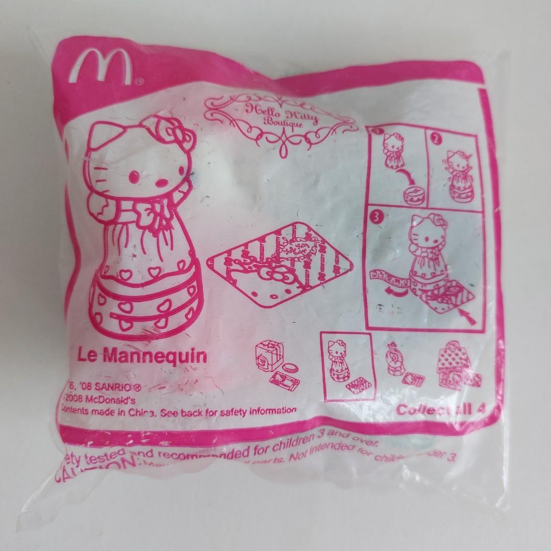 麥當勞開心樂園餐玩具 McDonald's × Sanrio Hello Kitty Boutique 心愛寶物系列 Le Mannequin