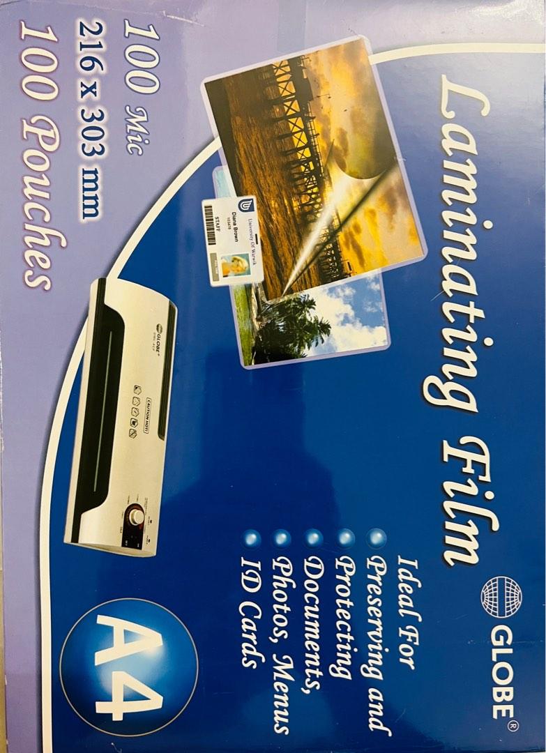 A4 laminating pouches, Hobbies & Toys, Stationery & Craft, Other