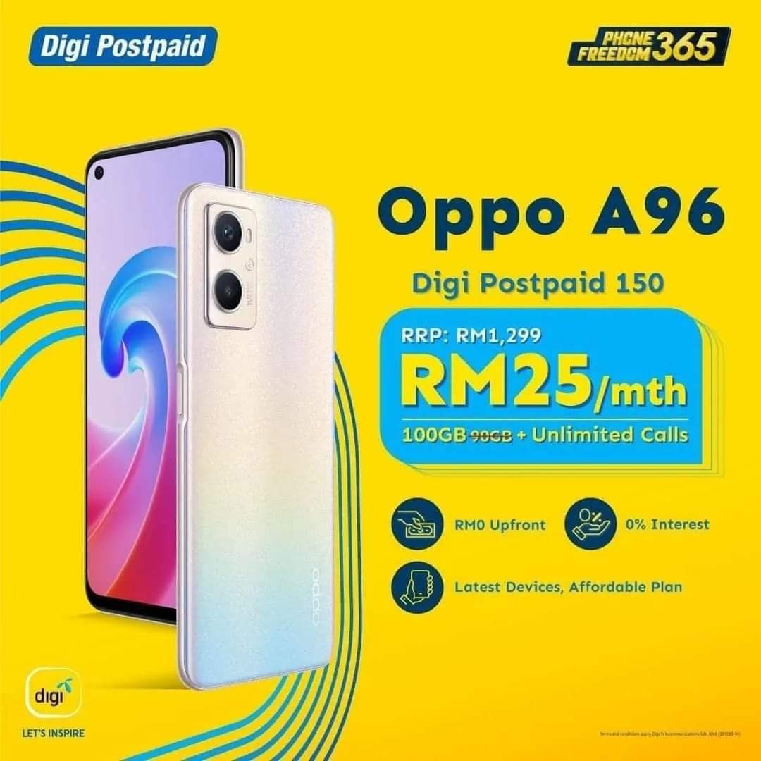 digi oppo a96