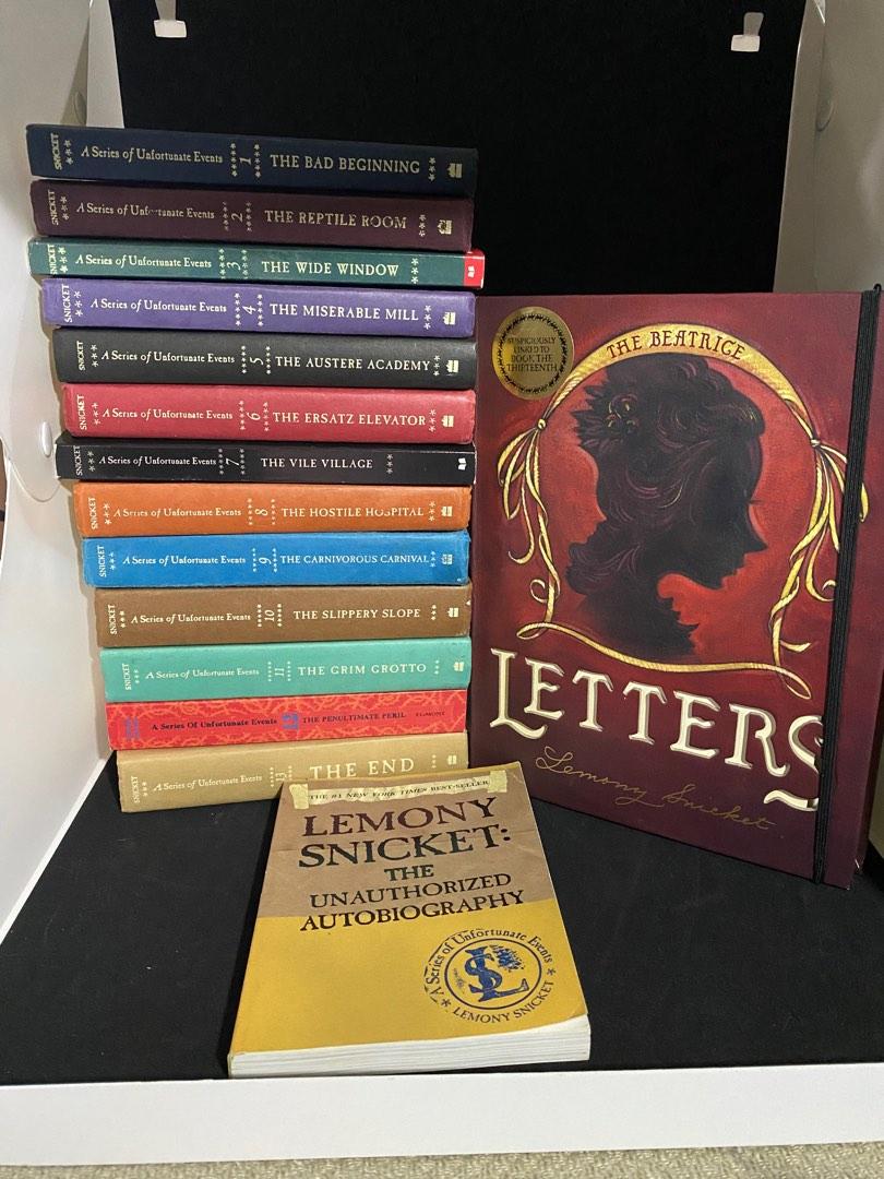 A Series of Unfortunate Events Complete Set plus Letters to Beatrice and Lemony Snicket