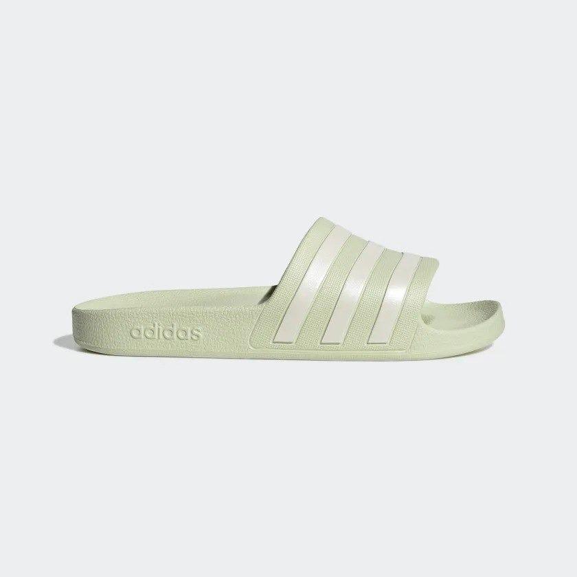 Adilette linen green on sale