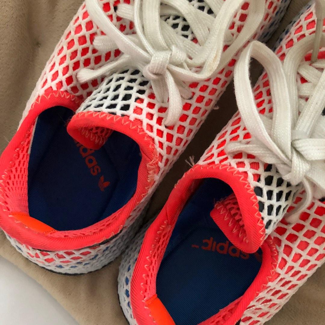 Adidas neon running shoes, Women's Fashion, Footwear, Sneakers on Carousell