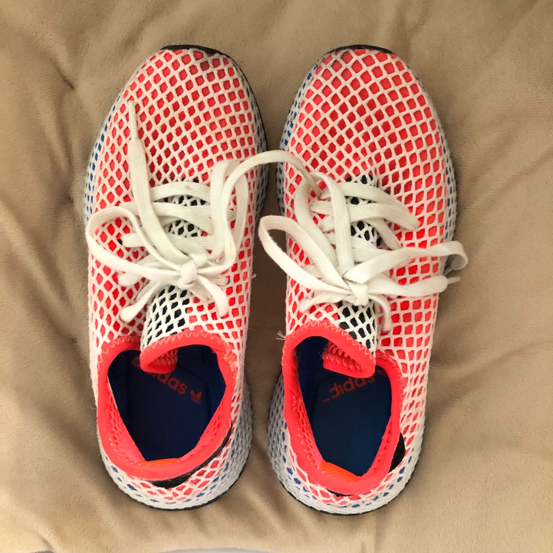 Adidas neon running shoes, Women's Fashion, Footwear, Sneakers on Carousell