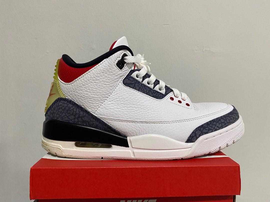 Air Jordan 3 Denim, Men's Fashion, Footwear, Sneakers on Carousell