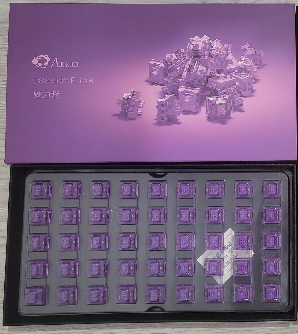Akko Switches Lavender Purple, Computers & Tech, Parts & Accessories