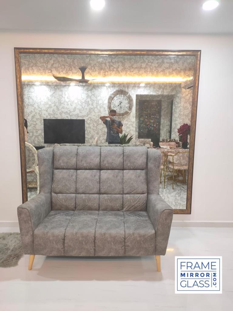 Antique Mirror custom size, Furniture & Home Living, Home Decor