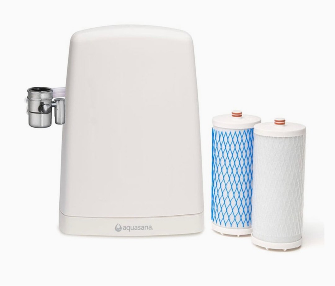 Aquasana Countertop Drinking Water Filter System AQ4000W White, TV
