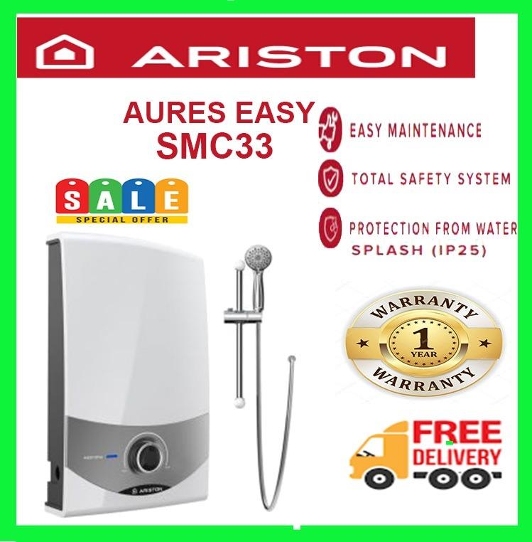 Ariston Aures Smart SMC33 Instant Shower Heater | Free Delivery, TV u0026 Home  Appliances, Water Heater u0026 Instant Showers on Carousell