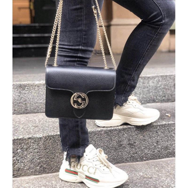 Authenthic Gucci interlocking handbag, Luxury, Bags & Wallets on