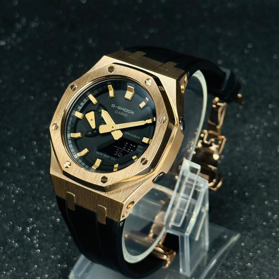 G shock steel cheap rubber strap