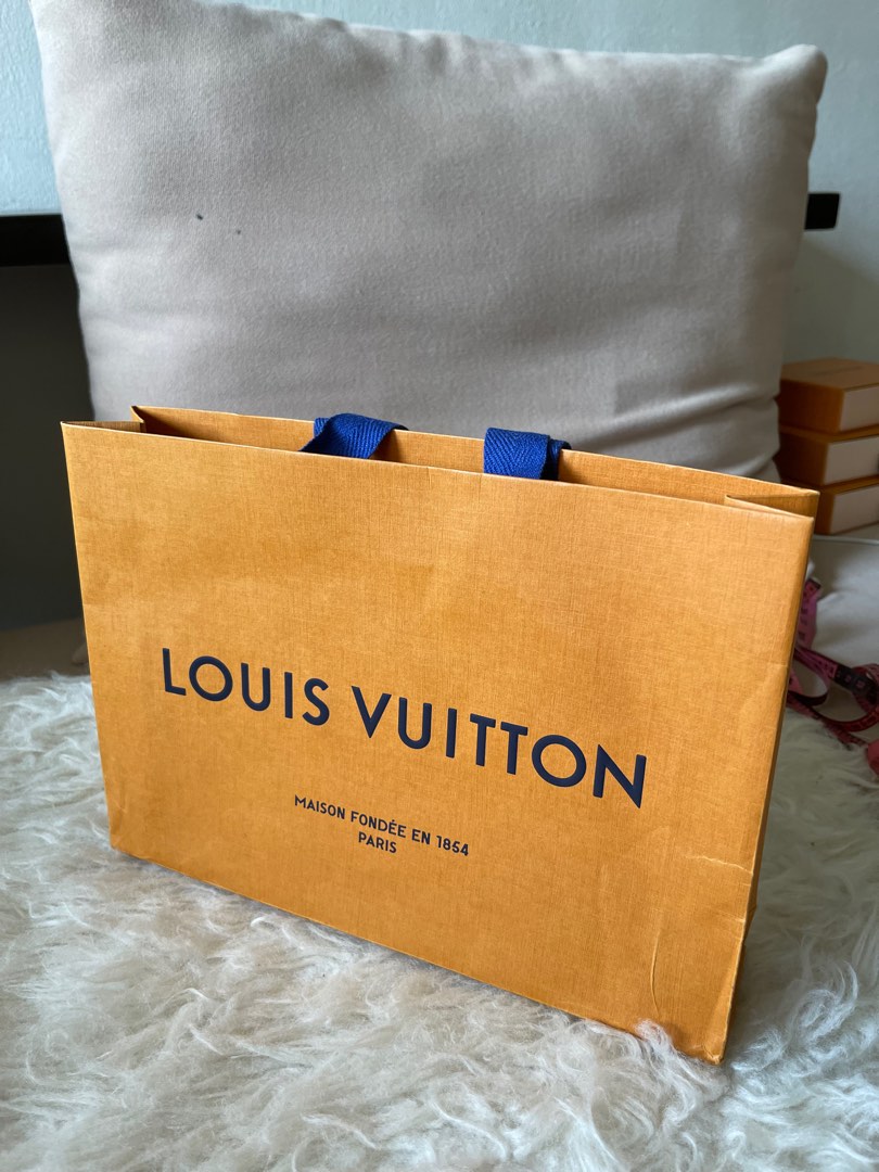 Authentic LV Paper Bag Small Size, Luxury, Accessories on Carousell