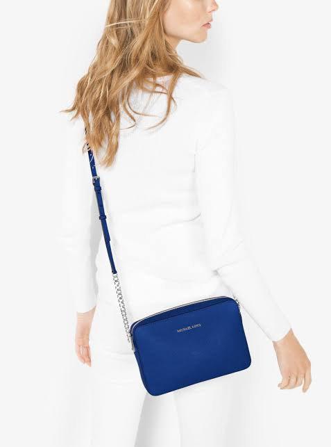 Crossbody bag Michael Kors Blue in Cotton - 25560118