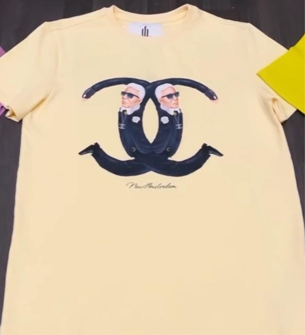 AUTHENTIC MIKE FREDERIQO CHANEL KARL TEE UNISEX Women s Fashion Tops Shirts on Carousell