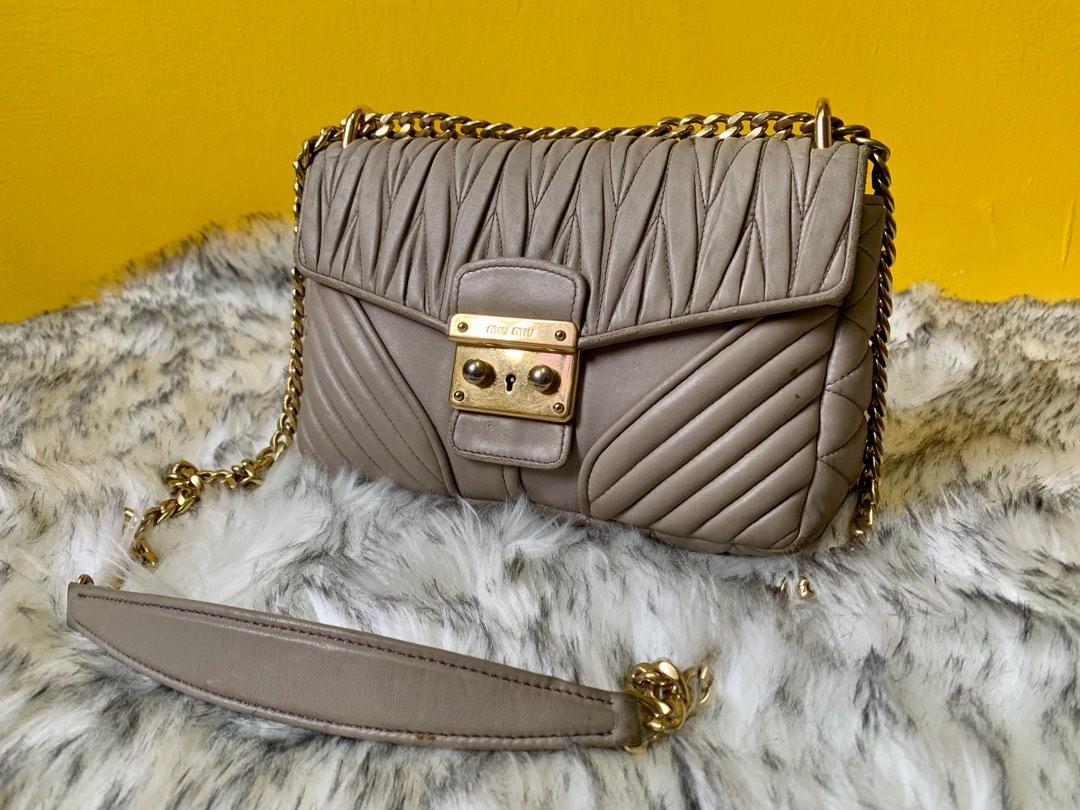 Miu miu nappa biker discount bag