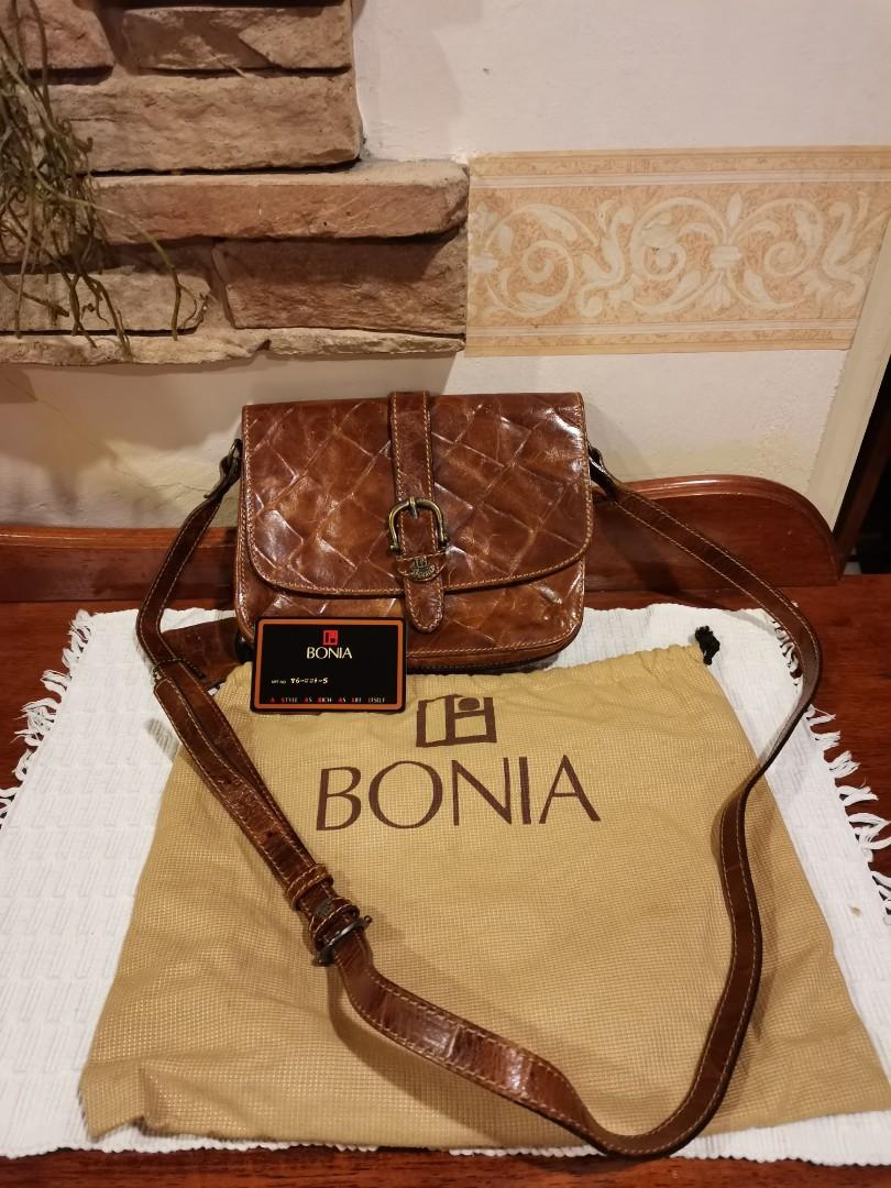 Bonia leather sales bag