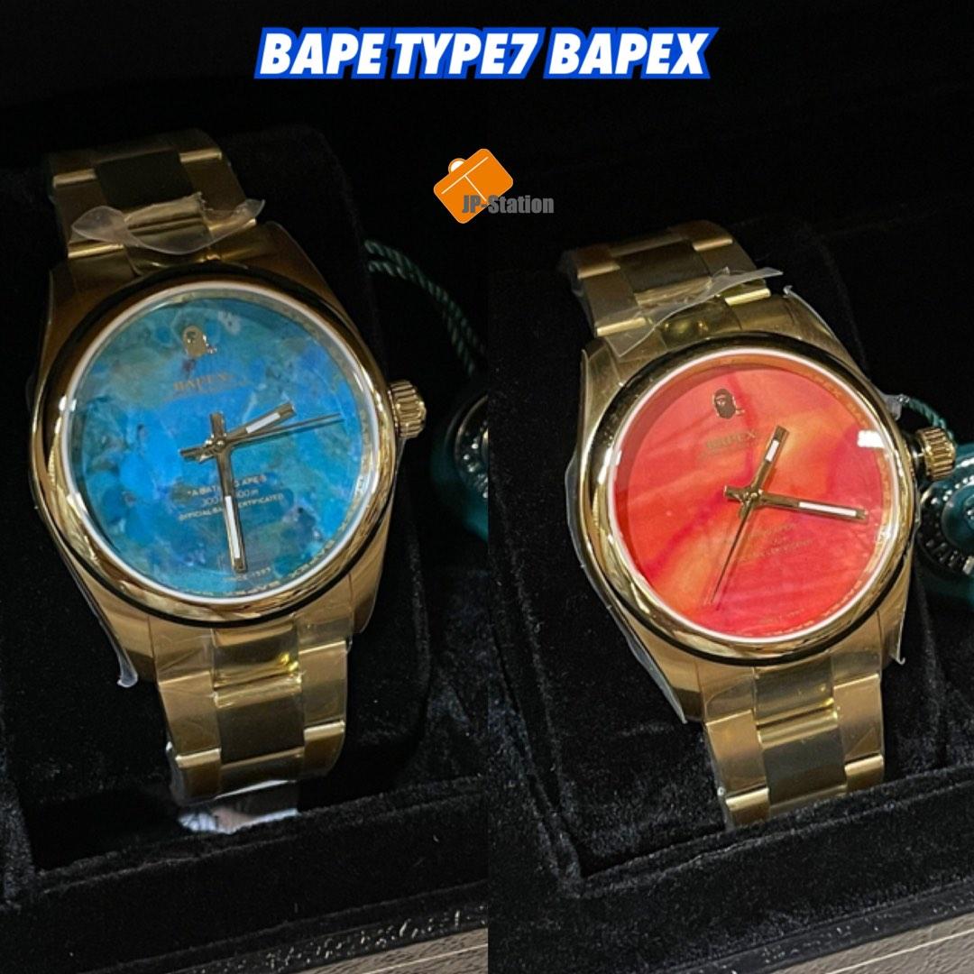 BAPE 🇯🇵 本週新作TYPE7 BAPEX watch, 預購- Carousell