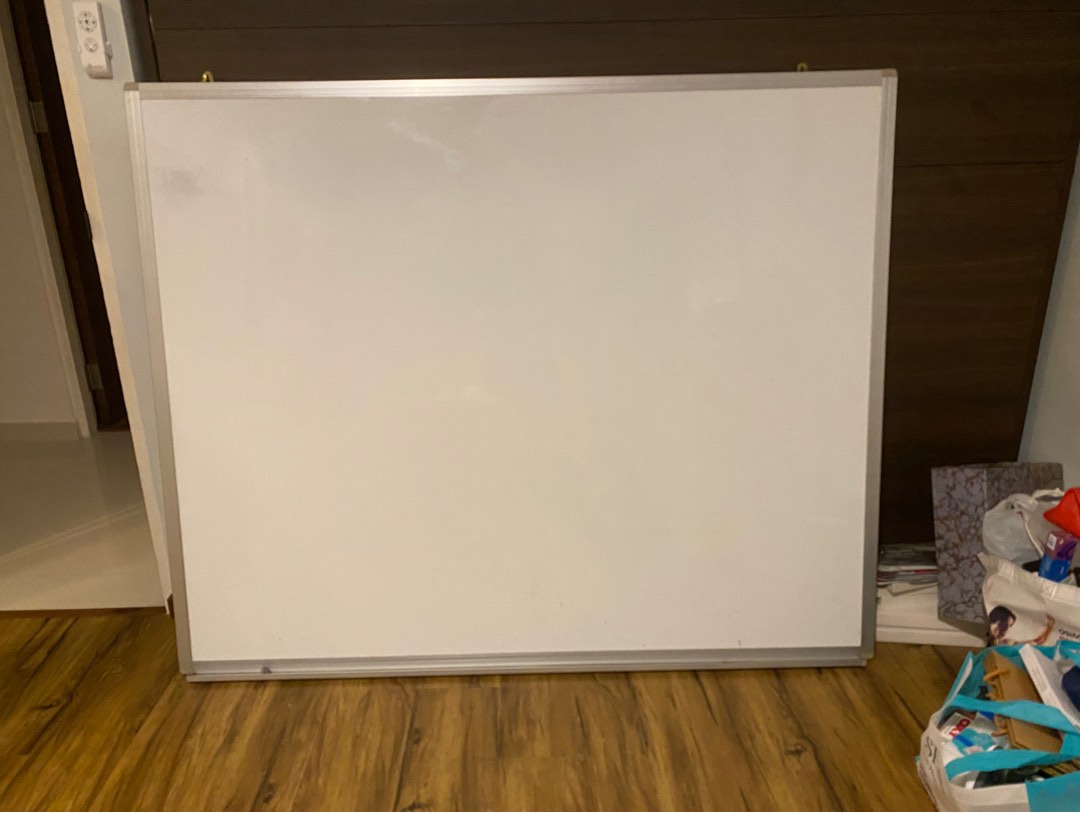 Big whiteboard w 152 x h 124cm, Furniture & Home Living
