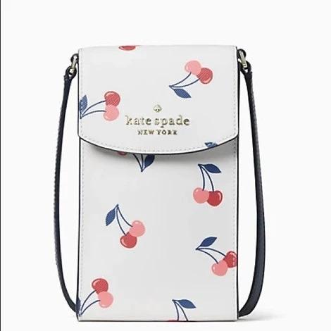Kate Spade New York Women's Nicola Bicolor Twistlock Small Top Handle Bag -  Cherry