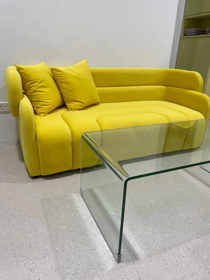 Velvet Sofa Brand New, Furniture & Home Living, Furniture, Sofas on