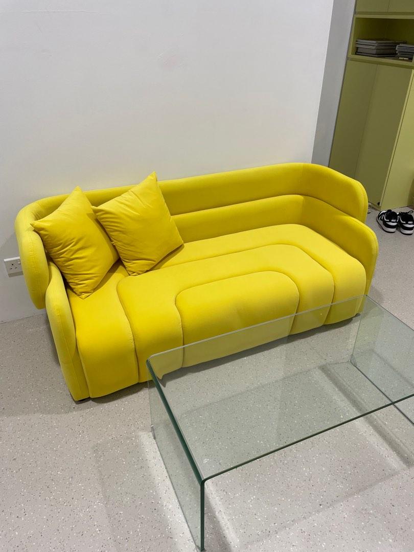 Velvet Sofa Brand New, Furniture & Home Living, Furniture, Sofas on