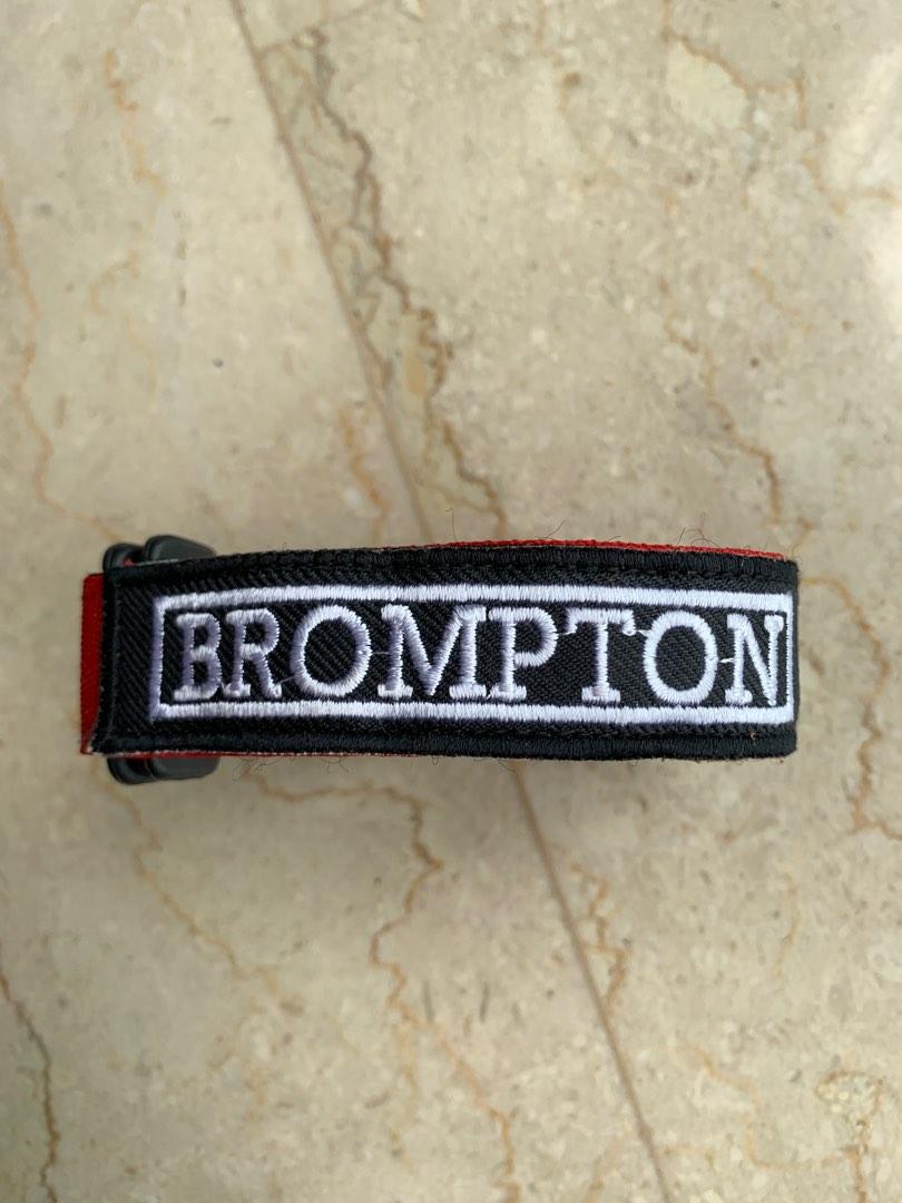 Brompton Velcro strap in red and black Sports Equipment Bicycles Parts Bicycles on Carousell