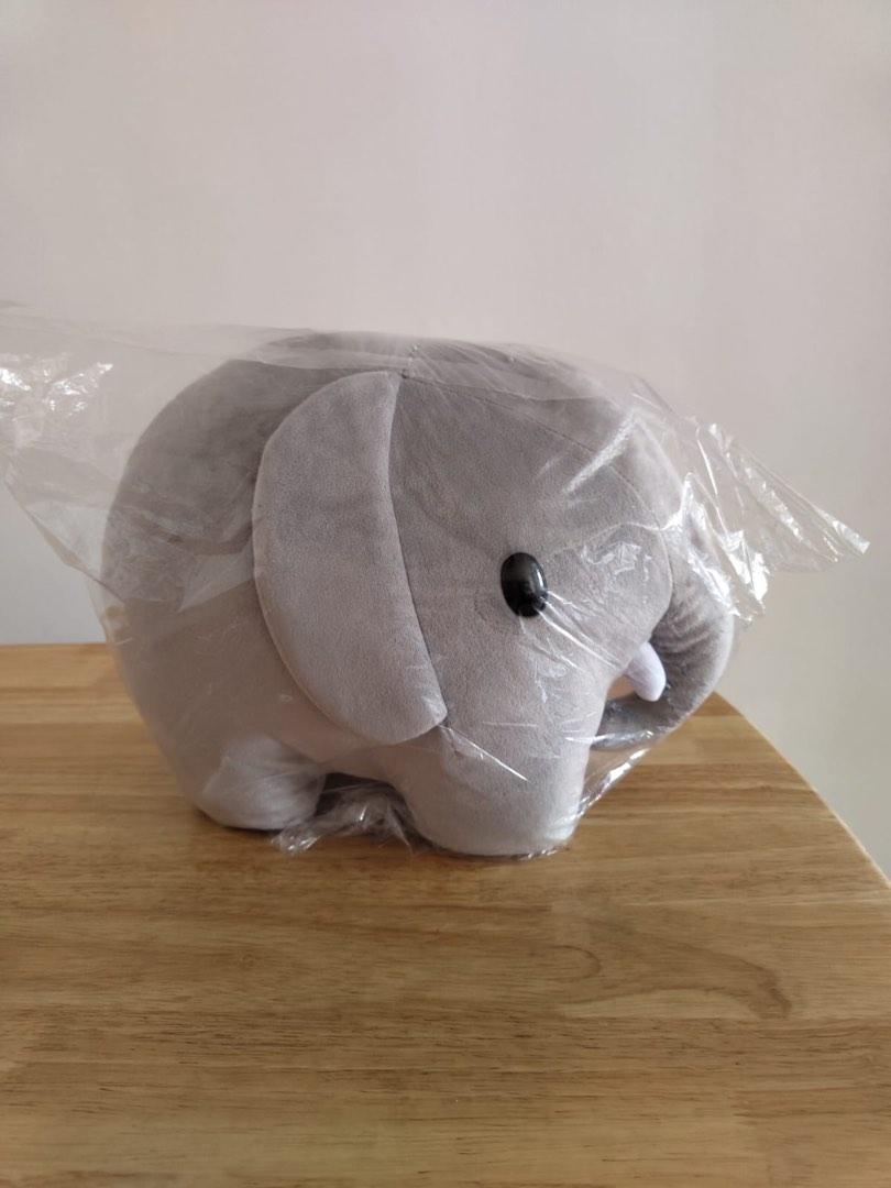 gray elephant plush
