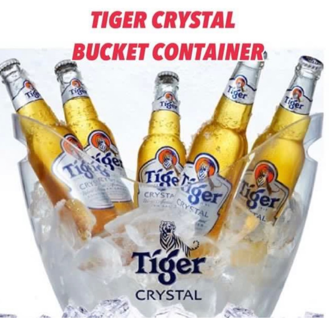 Bucket Container Tiger Crystal Cooler Ice Bucket, Food & Drinks, Other