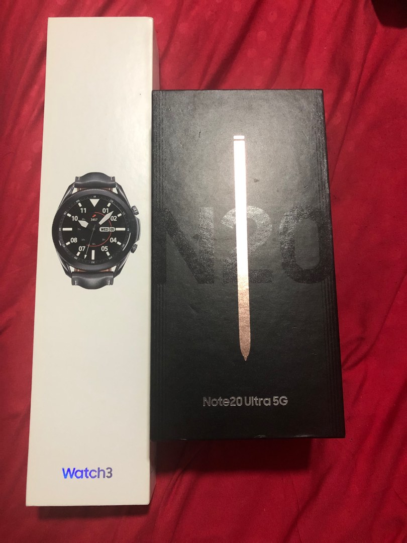 Bundle Deal Samsung Note 20 ultra 5g with Gear 3 watch Mobile