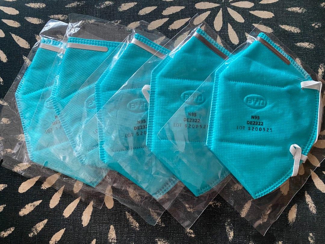 BYD Care N95 healthcare particulate respirator mask, Health & Nutrition