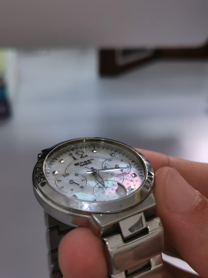 Casio sheen store moon phase