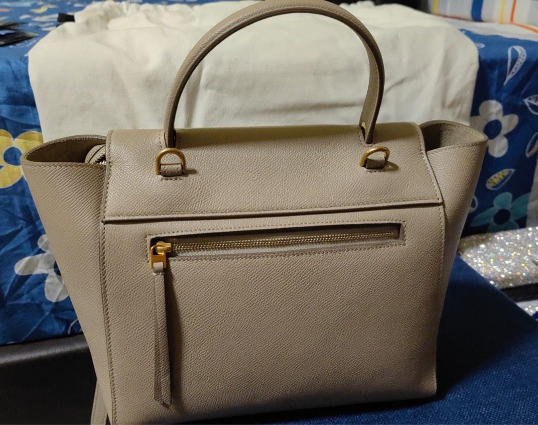 Celine belt bag deals micro light taupe