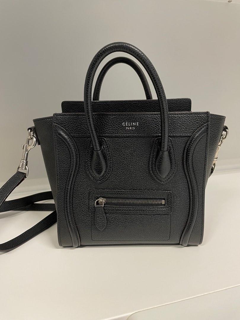 Celine Nano Drummed Leather Luggage Luxury Bags Wallets on