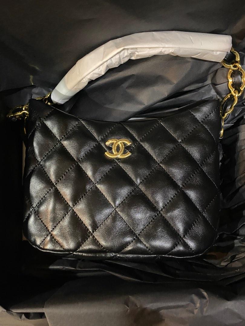 Chanel HOBO Calfskin Handbag Womens Fashion Bags  Wallets Crossbody  Bags on Carousell