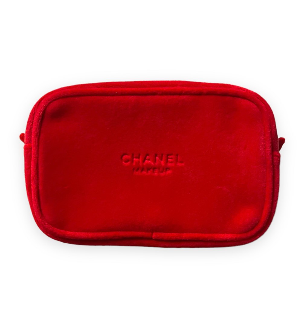 Chanel Make Up Pouch, Women's Fashion, Bags & Wallets, Purses & Pouches