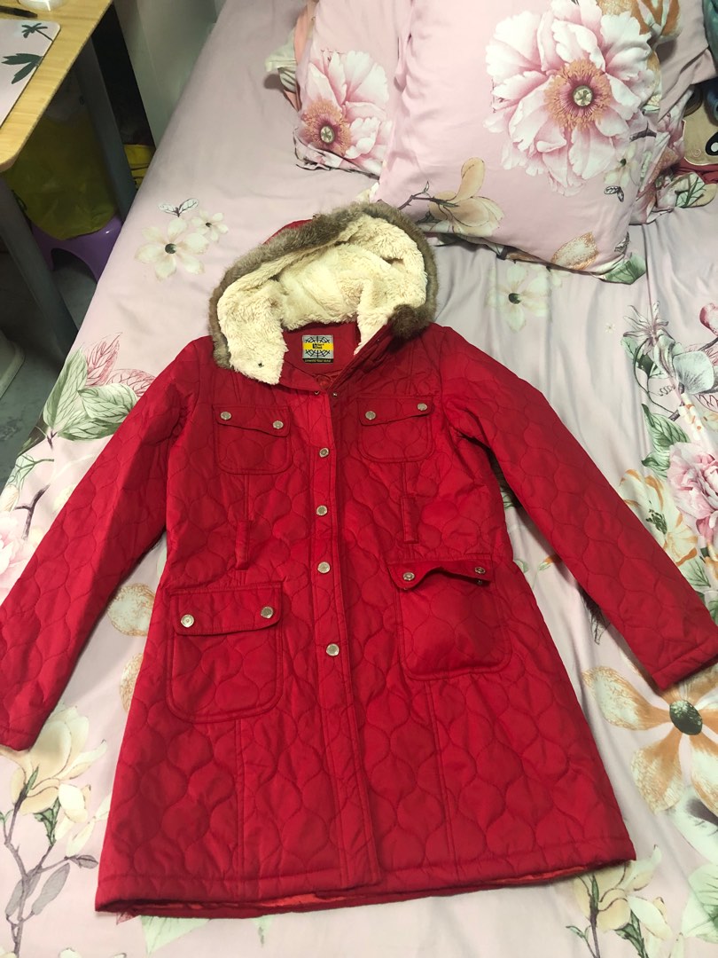 Clearance Sale GREAT QUALITY Beautiful Winter Red Coat