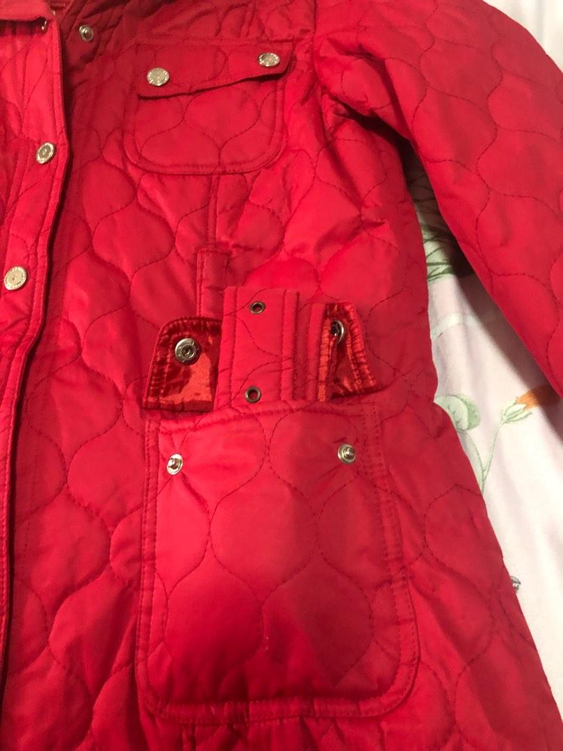 Red discount coat jacket