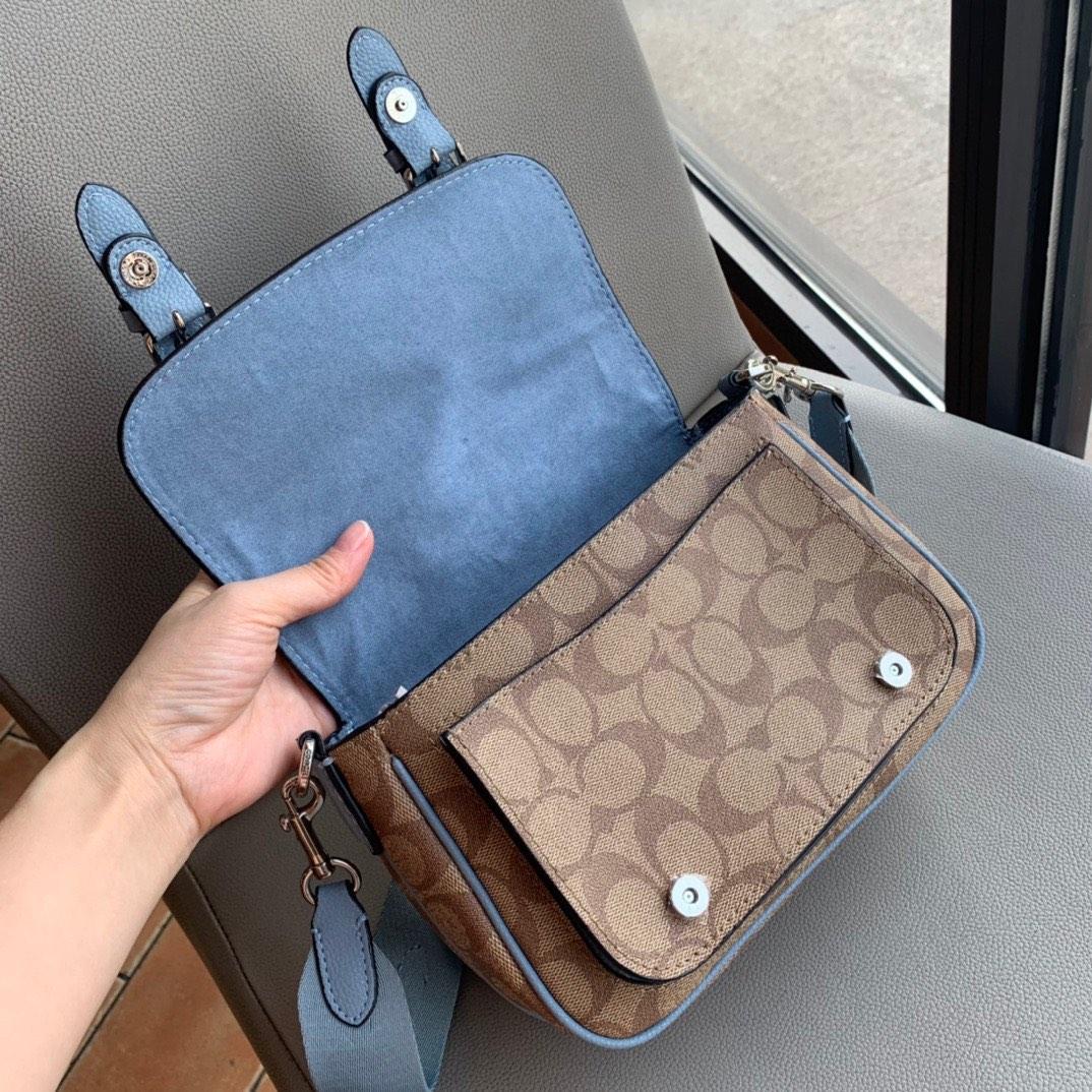 COACH LUCY CROSSBODY IN SIGNATURE CANVAS (COACH C6781), Women's Fashion