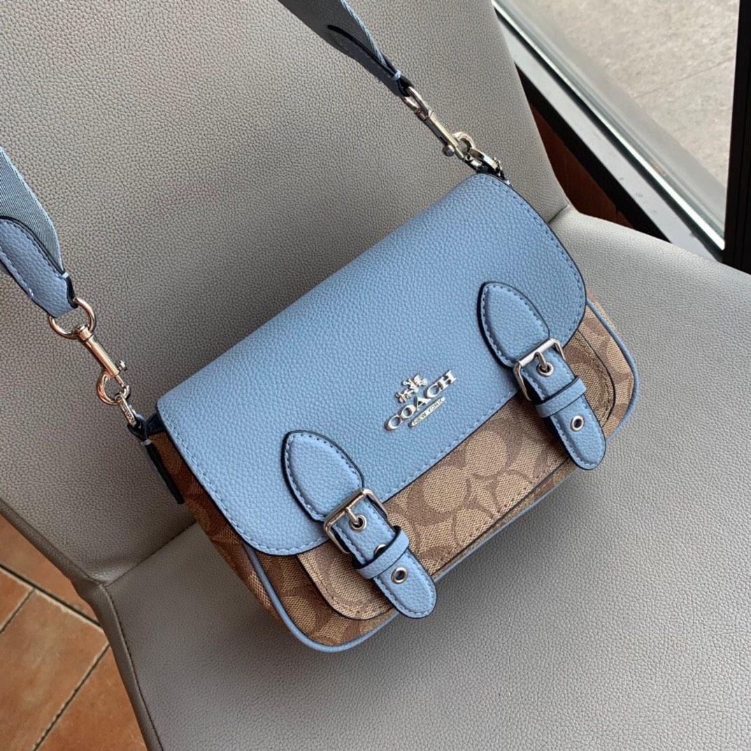 COACH LUCY CROSSBODY IN SIGNATURE CANVAS (COACH C6781), Women's Fashion
