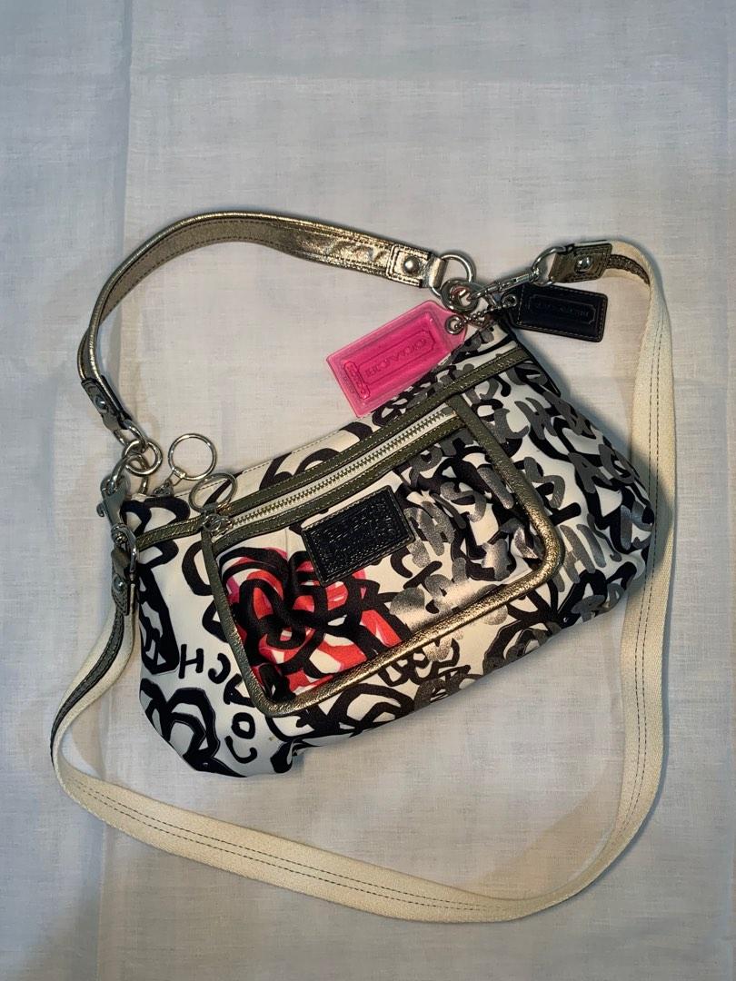 Coach Poppy Floral Graffiti Groovy Handbag Style A1082 14734