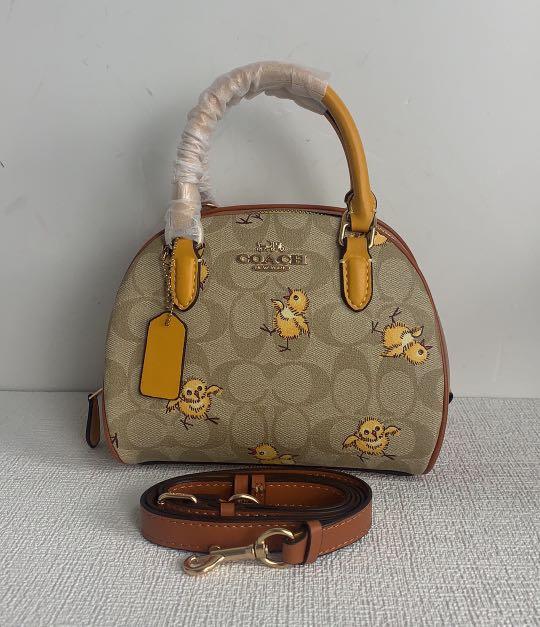 Coach tossed chick print handbag slingbag shoulderbag, Luxury, Bags &  Wallets on Carousell