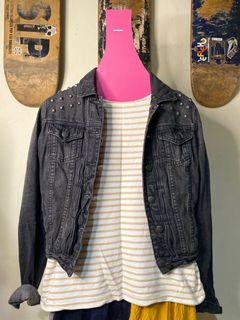 Cotton on denim faded jacket