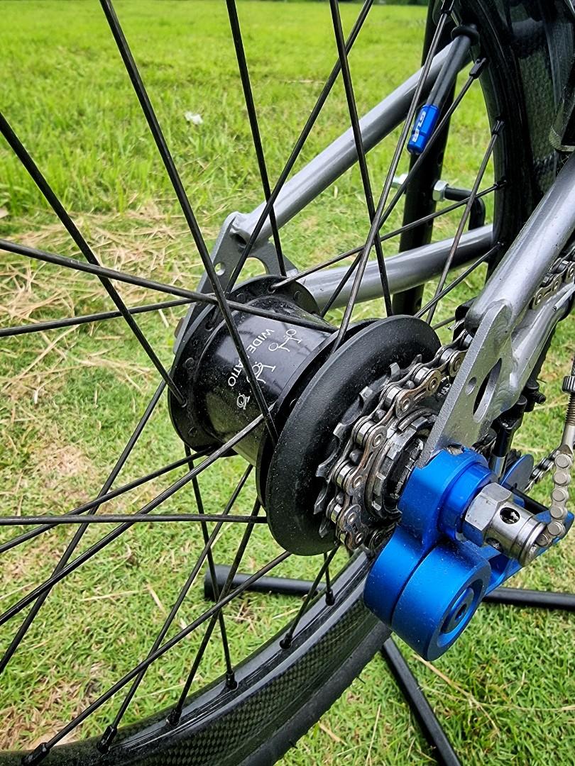 Custom build 9kg Brompton Titanium Superlight M6E Black Edition, Sports ...