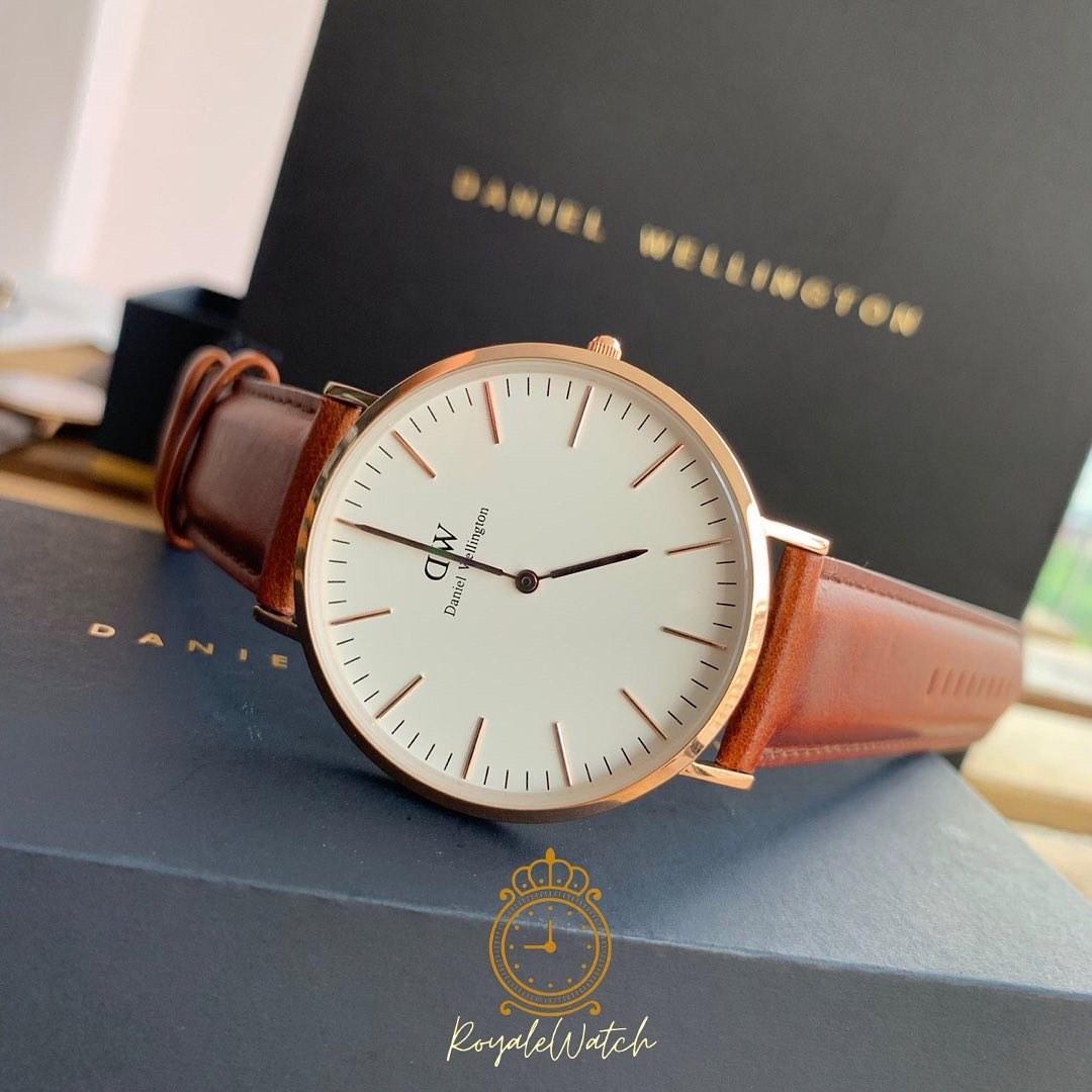 Daniel wellington st store mawes rose gold