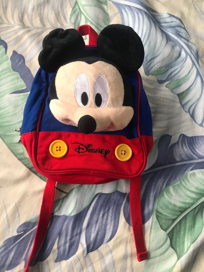 DISNEY MICKEY MOUSE BACKPACK FOR KIDS Women s Fashion Bags Wallets Backpacks on Carousell