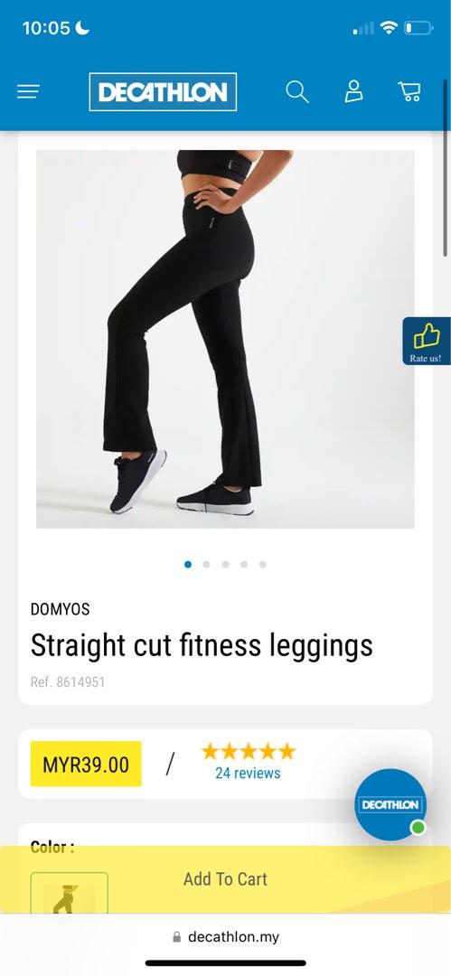 Domyos Decathlon Straight cut fitness leggings pants sports