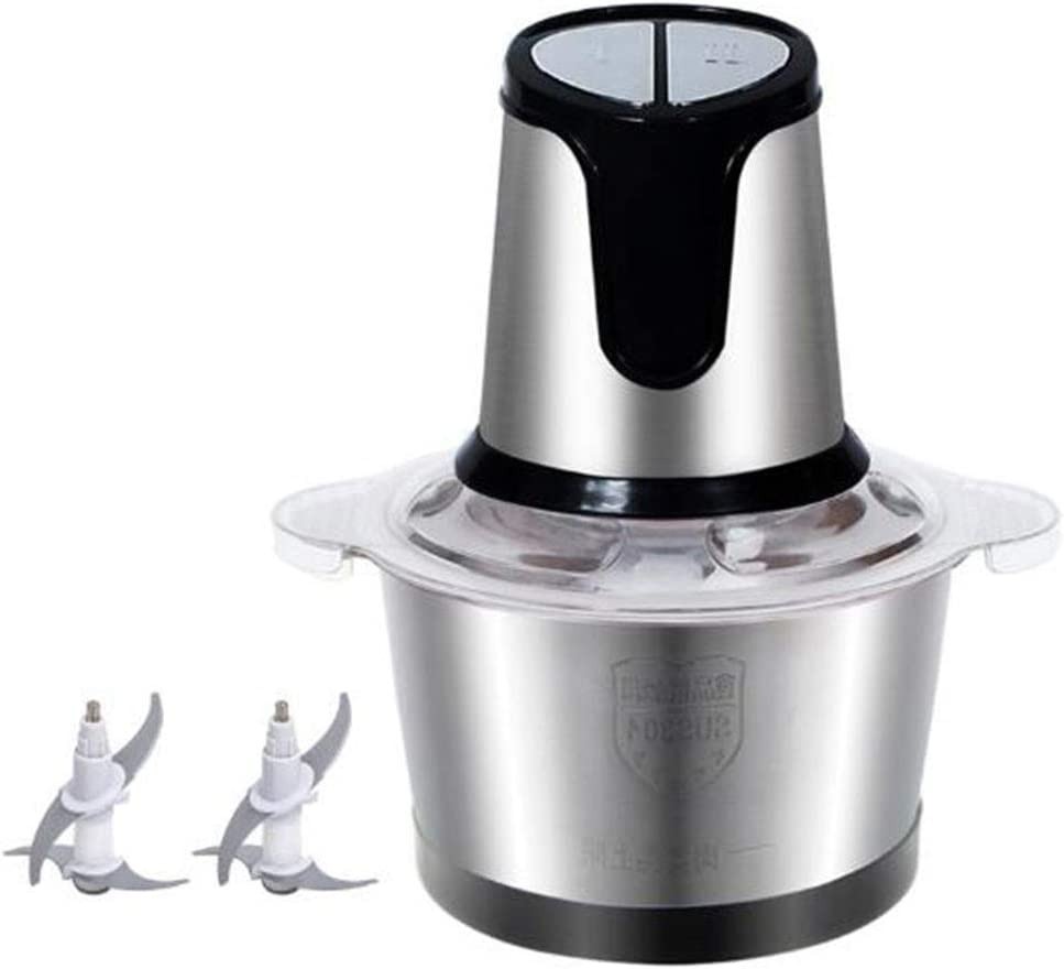 Electric Meat Grinder Mini Food Chopper 3L Stainless Steel Bowl Blender