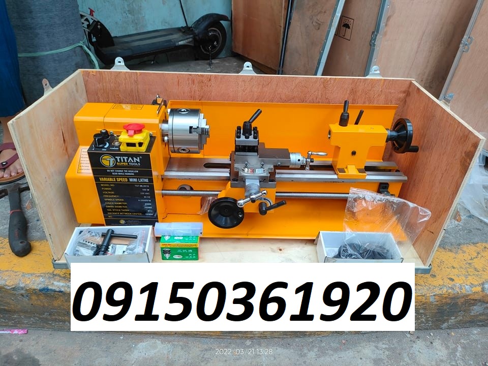 Electric Mini lathe machine, Commercial & Industrial, Construction ...